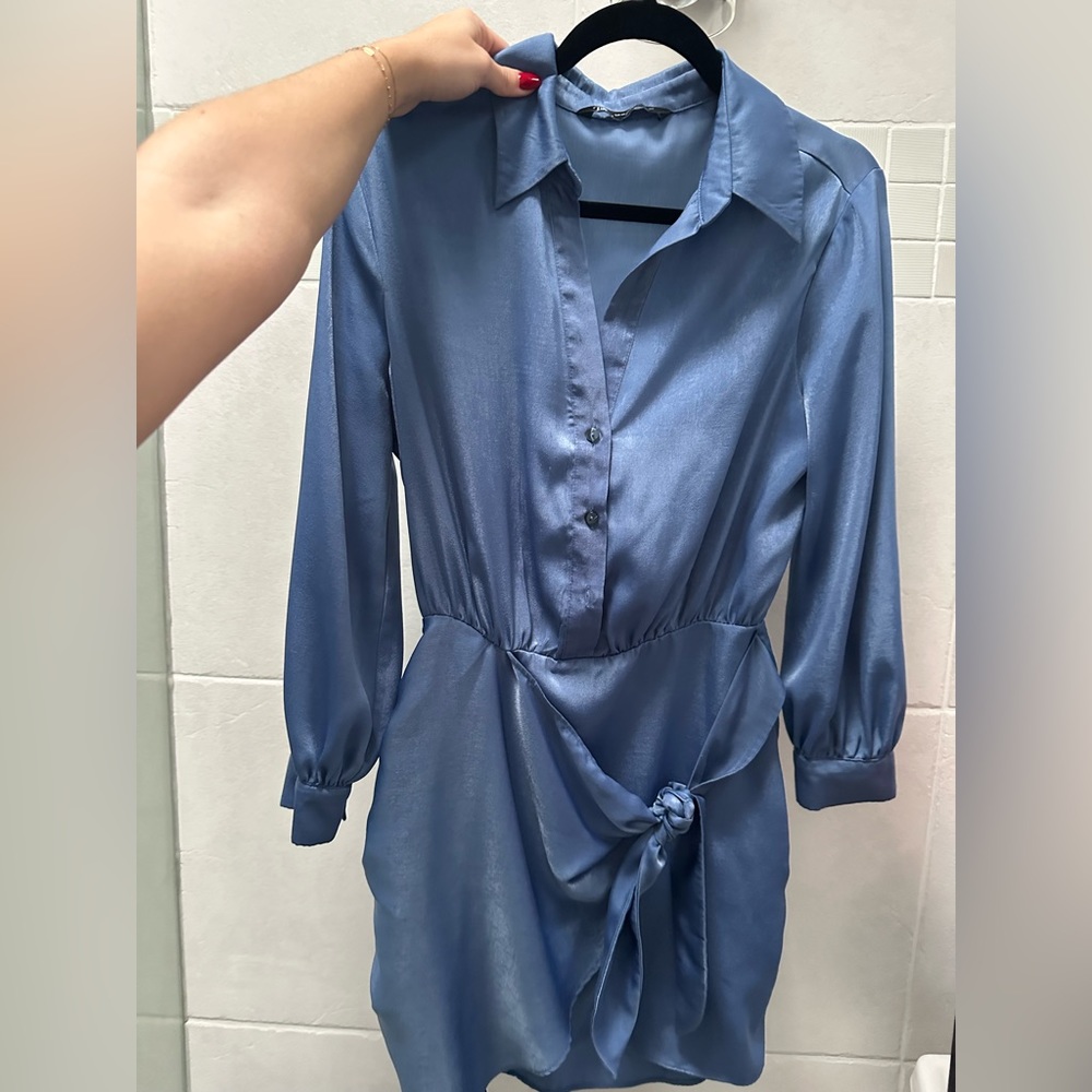 Zara long sleeve short dress